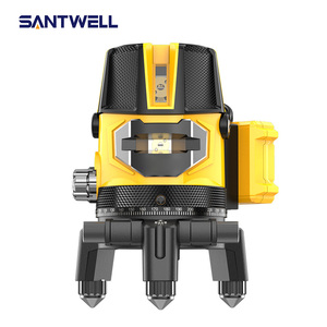 360° Self Leveling LD <b>Laser</b> <b>Level</b> 2/3/5/12/16 Lines Green Red Beam Digital Display Wall Floor Measuring Tool Aluminum Base OEM - Product Image 1