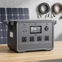Générateur d'énergie solaire Premium Factory 700W 1000W 2400W 3KW 5KW avec contrôleur MPPT et application TUYA, station d'alimentation portable d'urgence