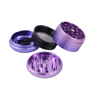 Offre Spéciale – Broyeur à Herbes en Alliage d'Aluminium Violet Dégradé, 4 Couches, pour Tabac et Accessoires Fumeurs - Product Image 4
