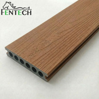 Planches de terrasse en composite WPC Fentech, bois-plastique, à emboîtement, pour piscine, balcon, patio, bricolage