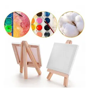 Malerei Display Kunst Grafik verstellbare Skizze Mini Malerei Staffelei Mini Stretched Canvas Board Holz farbe Staffelei für Künstler