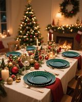 Lot de 175 assiettes jetables vert foncé avec bord doré, assiettes dorées robustes pour mariage, fête, anniversaire, événements