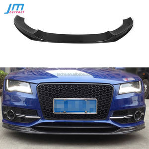 คาร์บอนไฟเบอร์ด้านหน้าสปอยเลอร์ผ้ากันเปื้อนสำหรับ <span class=keywords><strong>Audi</strong></span> <span class=keywords><strong>A7</strong></span> S7 <span class=keywords><strong>Sline</strong></span> 2012 - 2015 FRP กันชนรถ Chin Guard รถจัดแต่งทรงผม - Product Image 1