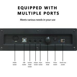 <span class=keywords><strong>Piano</strong></span> numérique portable professionnel à vendre, clavier 88 touches, planche sonore en bois massif, action <span class=keywords><strong>de</strong></span> marteau, haut-parleur intégré, rechargeable - Product Image 3