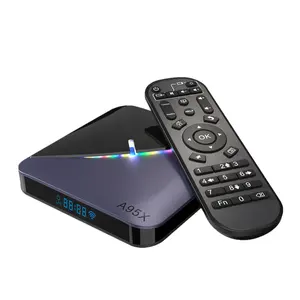 Kotak tv android A95X F3 2023 p hd 4K KD 1080 amlogic s905x3 4gb 64gb 18.0 A95XF3 9.0G 5G WIFI media player set-kotak atas 2.4