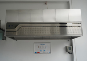 Purification intelligente et efficace à 90% ° Filtre à <span class=keywords><strong>air</strong></span> UV mural/îlot <span class=keywords><strong>Hotte</strong></span> de cuisine commerciale élégante - Product Image 3