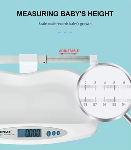 Infantómetro portátil de 20KG de capacidad máxima para bebés, medida de altura, pesaje, báscula Kinlee para bebés, modelo - Product Image 5