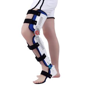 Dispositif de fixation ajustable genou-cheville-pied, charnière articulée pour correction post-opératoire et traction des fractures de la jambe - Product Image 1