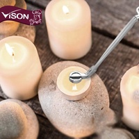 Hochwertiges DIY Edelstahl Candle Wick Trimmer Snuffer Set Praktische rauchfreie Werkzeuge für Kerzen Duft zubehör