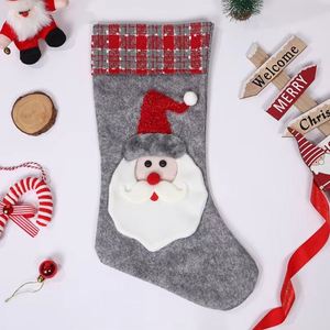 New Best-Selling Eco-Friendly Soft Polyester Fiber Christmas Stocking Candy & Gift Bags - Product Image 3