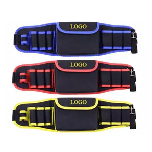 Wholesale Customized Durable Multi-purpose Waterproof 600D Oxford Tool Waist Belt Bag for Electrician