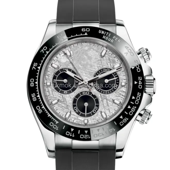 Chronograph Watch 904L Stainless Steel Material Watch Automatic Mechanical Movement Watches for Men