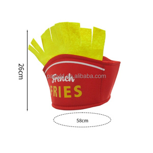Crazy Party Nouveauté Taco Hat Fiesta Food Costume pour la rentrée scolaire Graduation Thanksgiving Noël Halloween Cinco De Mayo - Product Image 6