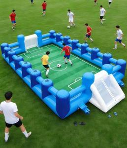 EASYFUN Grand équipement d'amusement gonflable d'extérieur <span class=keywords><strong>Cage</strong></span> <span class=keywords><strong>de</strong></span> Panna gonflable Terrain <span class=keywords><strong>de</strong></span> football à louer - Product Image 3