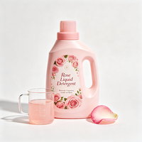 Lessive liquide en gros écologique concentrée antibactérienne adoucissante détachante en profondeur blanchissante Jasmin Rose