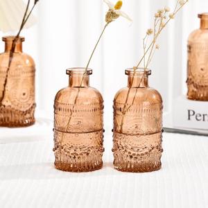 Vase de mariage rétro haut de gamme en verre, décoration d'intérieur, terrarium hydroponique, grande valeur esthétique, vente en gros - Product Image 3
