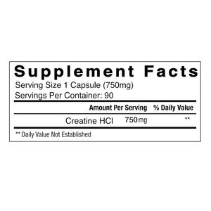 Cápsulas de creatina Hcl para hombres y mujeres, cápsulas de creatina monohidratada micronizada vegana de etiqueta privada - Product Image 2