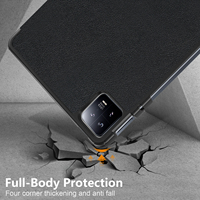 Housse pour xiaomi Pad 6 /xiaomi Pad 6 Pro 11 pouces 2023 tablette Ultra-mince support à trois volets