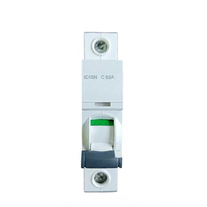 เบรกเกอร์วงจรขนาดเล็กแบบขั้วเดียว iC65N 1P C63A แบบ C Curve 6kA สำหรับระบบไฟฟ้าในบ้าน - Product Image 1