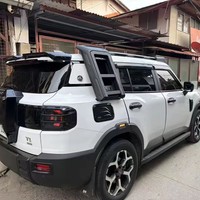 Échelle latérale en aluminium pour Jetour T1, échelle de toit tout-terrain, marches pliantes pour l'escalade, camping, randonnée, accessoires de voiture