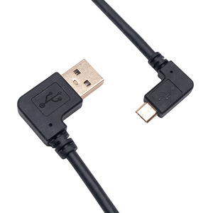 <b>Usb</b> <b>2.0</b> 3.0 To Type C Right Angle Data Cable For Computer Pure Copper Conductor Pvc Jacket Elbow Connector - Product Image 1