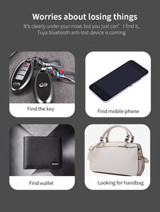 Système de suivi GPS sans fil Tuya Smartlife Mini anti-perte pour portefeuille, clés, animaux de compagnie, enfants, traceur, localisateur de clés - Product Image 4