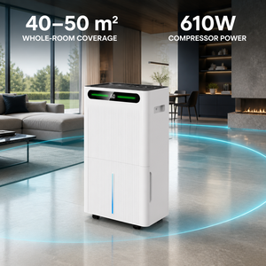 <span class=keywords><strong>Deshumidificador</strong></span> Eléctrico Comercial con Compresor, Capacidad de 80 Pintas, Tanque de 4.5L, Control por Aplicación WiFi, Amplia Cobertura - Product Image 1