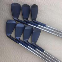 Ensemble de fers de golf pour hommes 4-9+PW, finition argentée polie, angle de lie standard, tige en acier disponible