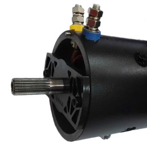 <b>Dc</b> Brushed <b>Motor</b> 130mm Frame Series Wound Waterproof 12V High Torque Winch <b>Motor</b> Flange Mount 300 Rpm For Mechanical Equipment - Product Image 1