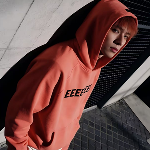 Nouveau sweat à <span class=keywords><strong>capuche</strong></span> en coton ESS SS23 AU 2026, coupe ample, logo <span class=keywords><strong>noir</strong></span>, pour homme, vente chaude transfrontalière - Product Image 6