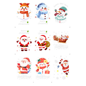Autocollants de Noël Grinch pour fenêtre, PVC électrostatique, style dessin animé, pour la décoration des portes et fenêtres en verre - Product Image 2