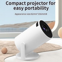Proyektor Frekuensi Sama M5 HY300 Portabel Mini HD Nirkabel Berkabel Ponsel Home Theater 3D Built-In