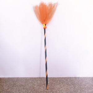 Balai de sorcière en plastique, accessoire de costume d'Halloween, balai magique coloré, décoration unisexe pour fêtes et spectacles - Product Image 3