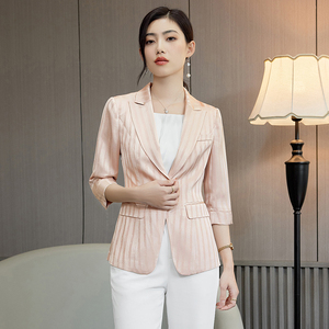 Frauen formelle Büroarbeit Anzug Set Business Sales Event Jacke Hosen Frauen Büro & Arbeit Anzüge & <span class=keywords><strong>Blazer</strong></span> - Product Image 3