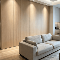 Panneau mural en aluminium anodisé écologique, couleur pierre grain de bois, aspect métallique, alvéolé, ignifuge, imperméable, taille personnalisée pour la maison