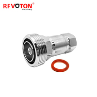 Connecteur coaxial RF LDF4-50A, prise femelle DIN 7/16 L29, à vis de serrage en laiton 1/2 pouce, pour câble d'alimentation en mousse, fourni par l'usine