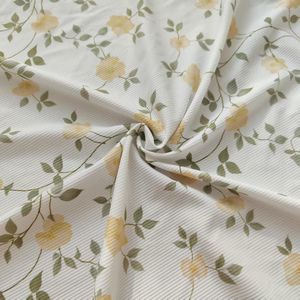 Принимаются заказы на индивидуальный дизайн. Дышащая трикотажная ткань 180 г/м², мягкая и комфортная, с цветочным принтом, 88% полиэстер, 12% спандекс, для девочек. - Product Image 4