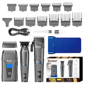 Tondeuse à cheveux professionnelle Kemei Km-2375 avec écran numérique et moteur sans balais pour hommes et animaux de compagnie - Product Image 2