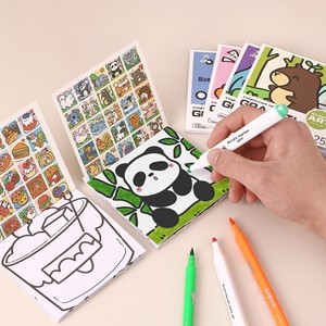 Álbum de Pintura de Acuarelas Mini de 25 Páginas, Práctico y con <span class=keywords><strong>Dibujos</strong></span> Animados, Libro <span class=keywords><strong>para</strong></span> <span class=keywords><strong>Colorear</strong></span> y Dibujar <span class=keywords><strong>para</strong></span> Niños de Jardín de Infancia - Product Image 1