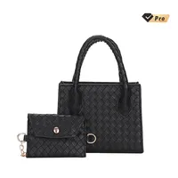 Borsa da donna di moda all'ingrosso 2 in 1 catena mini borsa e borsa da donna set di borse da donna