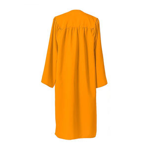 Toga y Birrete de Graduación Mate de la Escuela Secundaria y la Universidad de Orange con Borla - Product Image 2