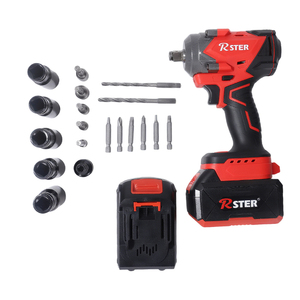 Sẵn sàng để tàu 21V 2000mAh Li-ion Battery Powered không chổi than điện cờ lê không dây tác động cờ lê hiệu suất cao công cụ - Product Image 2