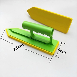 Espátula de Acero Inoxidable de Grado Industrial con Hoja Cuadrada Redondeada de 23 cm para <span class=keywords><strong>Mosaico</strong></span>, Raspador de Lechada, Herramienta de Esponja para Rellenar Juntas, Plástico - Product Image 6