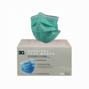 Gói 2000 Khẩu Trang 3 Lớp Bảo Vệ Thoáng Khí Co Giãn Thoải Mái Khẩu Trang Dùng Một Lần Màu Xanh Lá Cho Gia Đình - Product Image 2