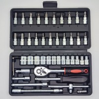 Professionnel 46 pièces A-type douille tournevis clé à cliquet combinaison ensemble d'outils de réparation de moto