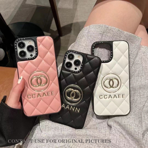 Funda de Lujo de Diseñador Doble CC BZ064 para iPhone 16 Pro Max, Carcasa Protectora para iPhone 13 Pro, 14, 12, Regalos para Celebridades de Internet - Product Image 4