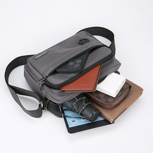 New Style Fashion Oxford Zipper Closure Lightweight <b>Big</b> Capacity Waterproof <b>Crossbody</b> Sling Unisex Chest <b>Bag</b> - Product Image 4