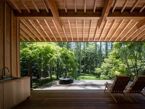 Cabine <span class=keywords><strong>forestière</strong></span> japonaise contemporaine, naturelle et chaleureuse, adaptée à la retraite de guérison, artistique - Product Image 5