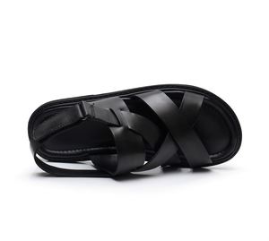 Sandalias de Playa para Hombre, de Cuero Vacuno, Clásicas, Modernas, Casuales, Transpirables, Ligeras, para Exteriores - Product Image 5