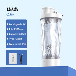 Vaso Mezclador Eléctrico USB de 600 ml a Prueba de Fugas, Botella Mezcladora Portátil para Proteínas en Polvo, para Viajes, Hogar, Cocina y Actividades al Aire Libre - Product Image 3
